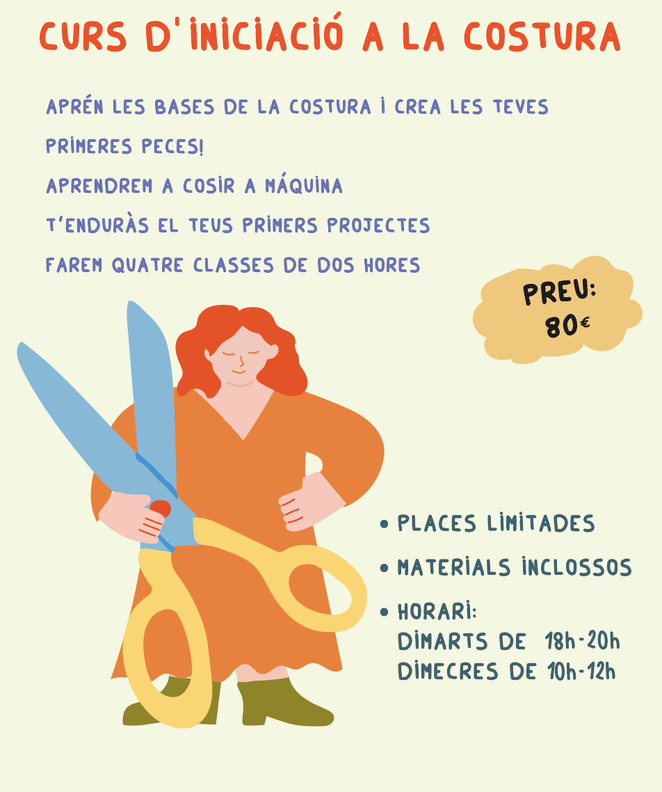 CURSET: INICIACIÓ A LA COSTURA
