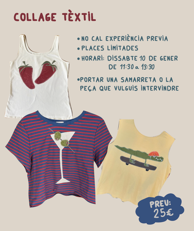 TALLER: COLLAGE TÈXTIL