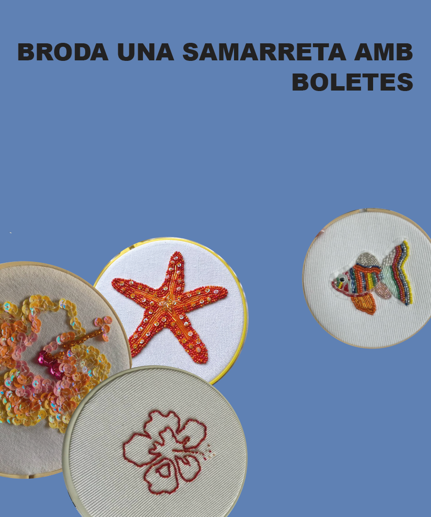 TALLER: BRODA UNA SAMARRETA AMB BOLETES